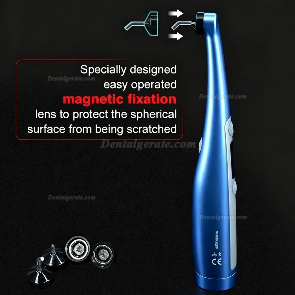 Mecco Dolphin LED-Polymerisationslampe Dental mit integriertem Radiometer und Mikro-Polymerisationslinse